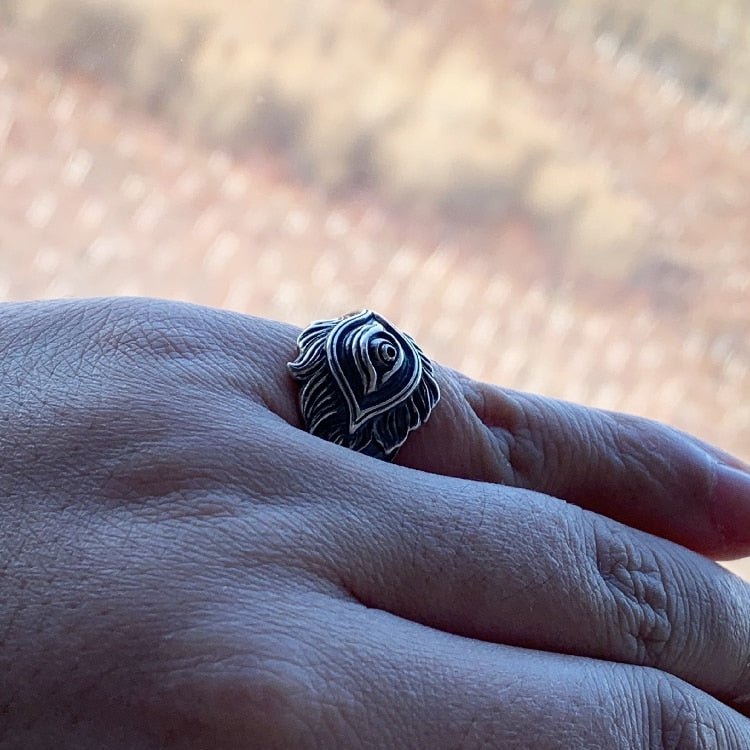 Eye Feather Ring