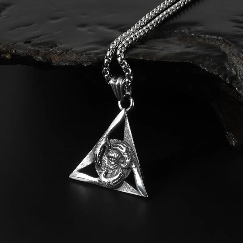 Portal Of Hamsa Pendant - Chrome Cult