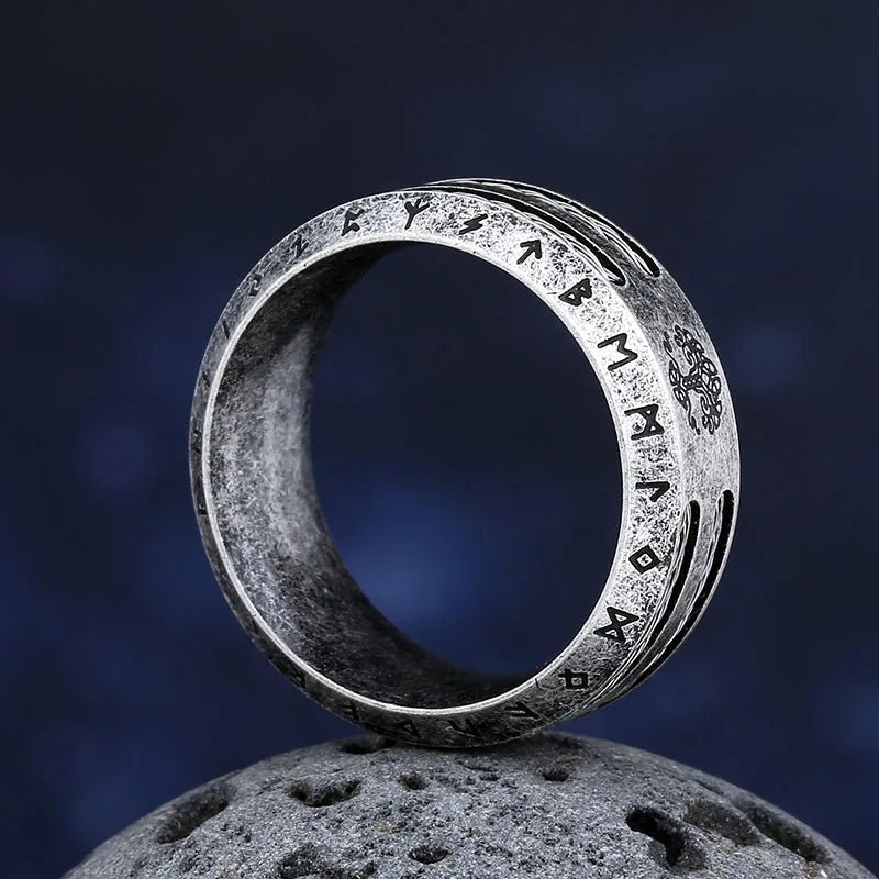 Yggdrasil Viking Ring - Chrome Cult